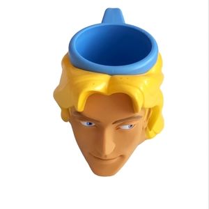 - Vintage John Smith plastic head shaped mug